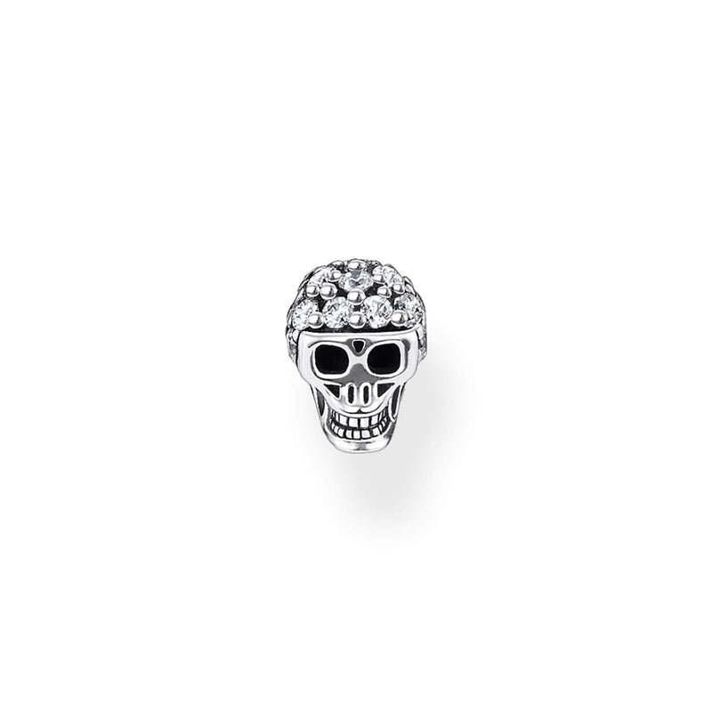 [Australia] - Thomas Sabo Women's Single Stud Earrings Skull Silver 925 Sterling Silver 