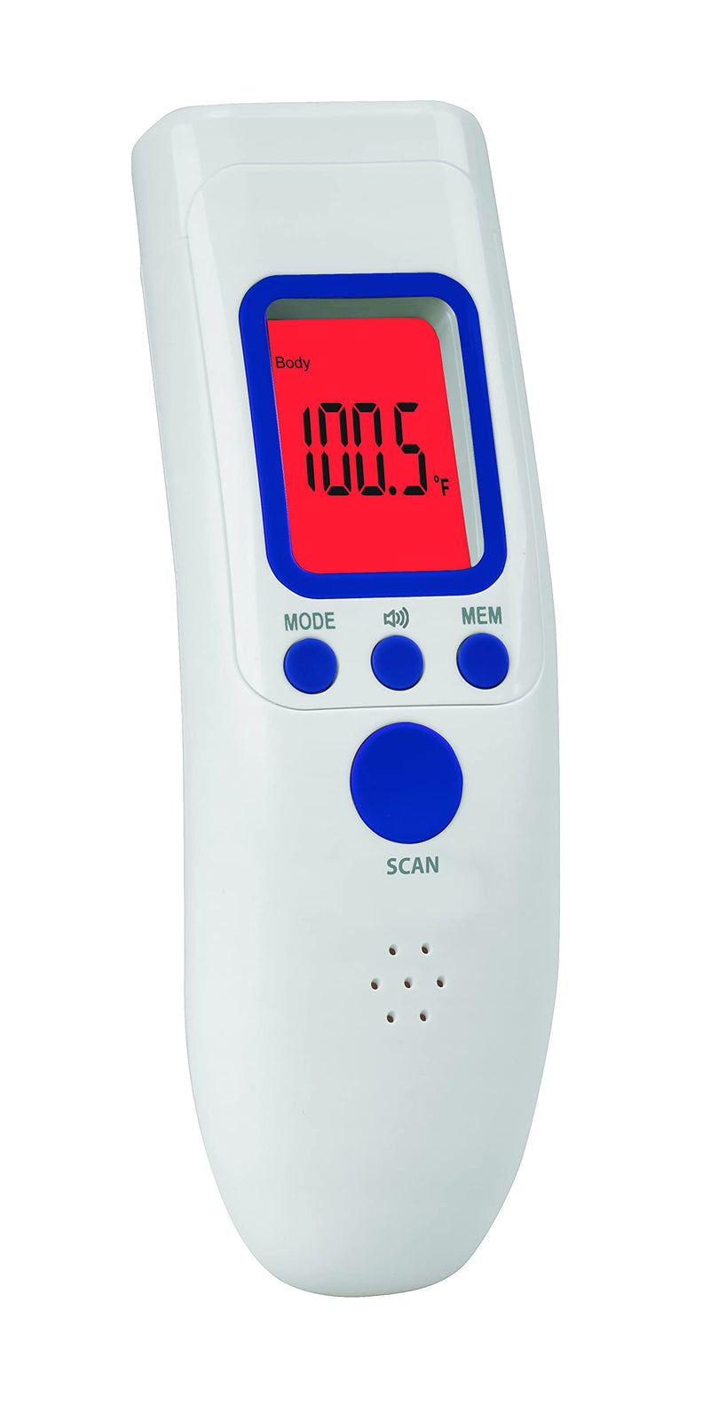 [Australia] - Veridian Healthcare Non-Contact Infrared Thermometer | For Children & Adults | Home Use With 3-Color Fever Alert Display | Instant Accurate Reading | Body, Object, Room, Fahrenheit/Celsius Measurement 