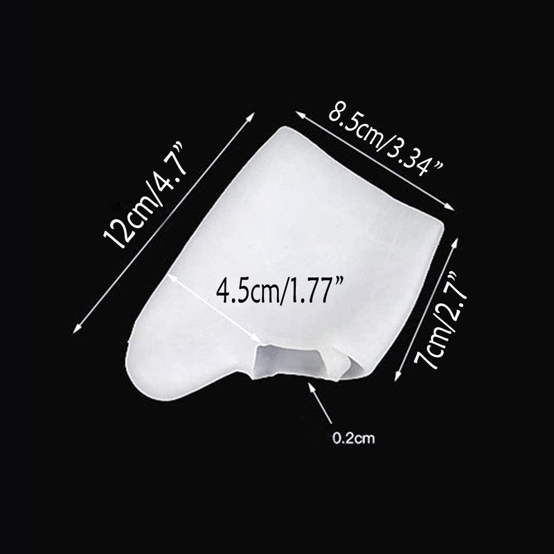 [Australia] - Reppkyh Gel Bunion Protector Shield- 6 Pack Silicone Bunion Sleeve, Bunion Cushions Bunion Guard for Big Toe, Relieve Foot Pain from Friction, Rubbing and Pressure White Big Toe 