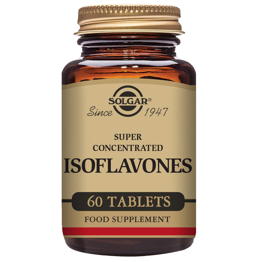 [Australia] - Solgar Super Concentrated Isoflavones Tablets - High Concentration - Contains Isoflavone Extract From Soy Germ - Food Supplement - Vegan, Vegetarian, Kosher - Pack of 60 