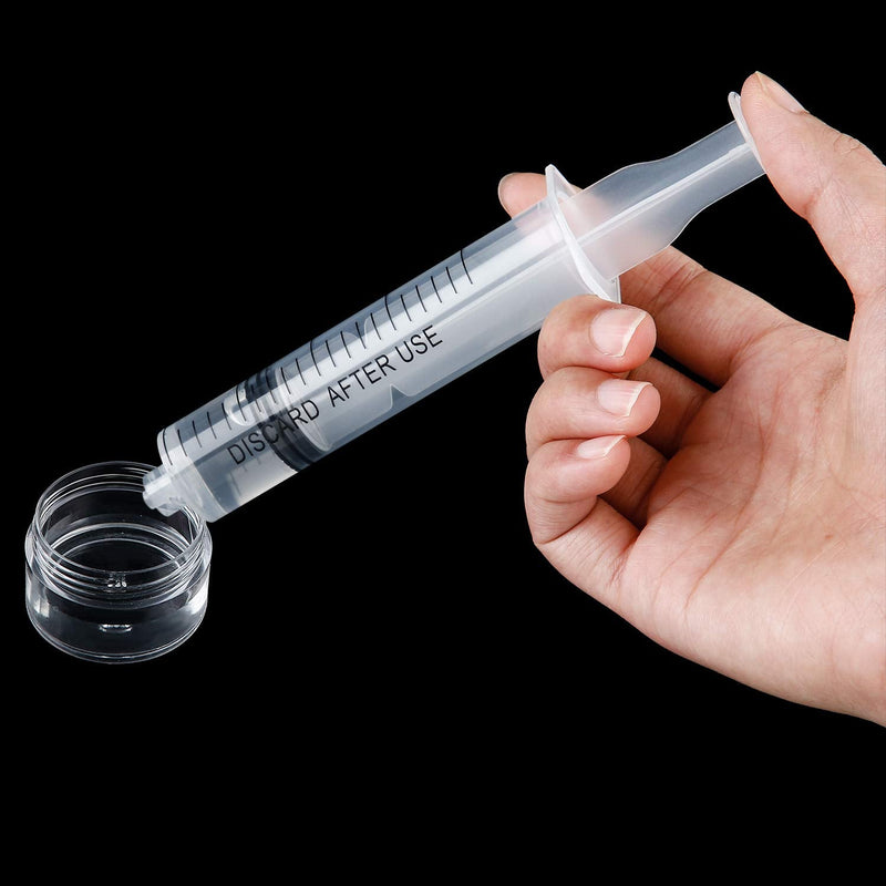 [Australia] - 20 Pack Syringe Luer Lock, Syringe Without Needle, Plastic Curved Syringes for Epoxy Resin, Craft, Scientific Labs, Feeding Pets Animals, Oil or Glue Applicator (20 ML) 20 ML 