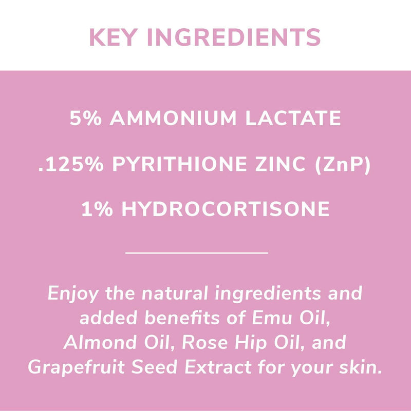 [Australia] - Noble Formula, Alise's Recovery Cream with 5% Ammonium Lactate, 1% Hydrocortisone, 0.125% Pyrithione Zinc (ZnP), Moisturizing Cream, 4 oz 
