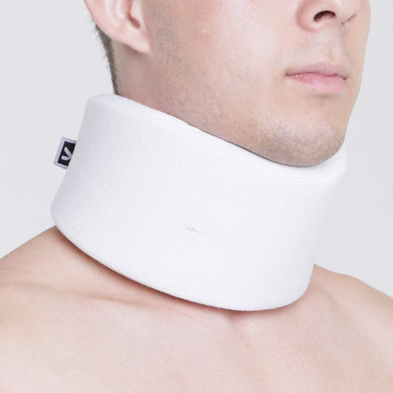 [Australia] - Foam Neck Collar by Kedley | Medical Grade Adjustable Neck Brace Support | Soft and Comfortable Cervical Collar Treating Neck and Spin Injuries. (S/M (Junior)) S/M (Pack of 1) Grey (1 pc) 