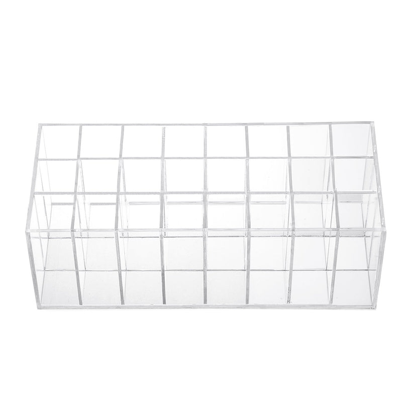 [Australia] - HBlife Lip Gloss Holder Organizer, 24 Spaces Clear Acrylic Makeup Lipgloss Display Case 