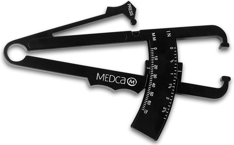 [Australia] - Body Fat Caliper and Measuring Tape for Body - Skin Fold Body Fat Analyzer and BMI Measurement Tool by MEDca 
