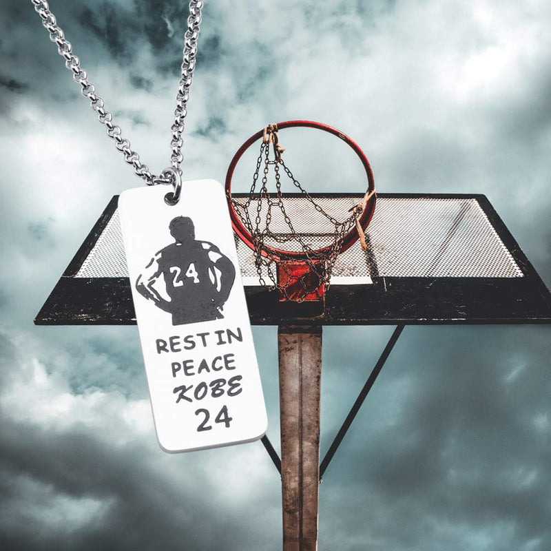 [Australia] - Rest in Peace Kobe Memorial Necklace Keychain 