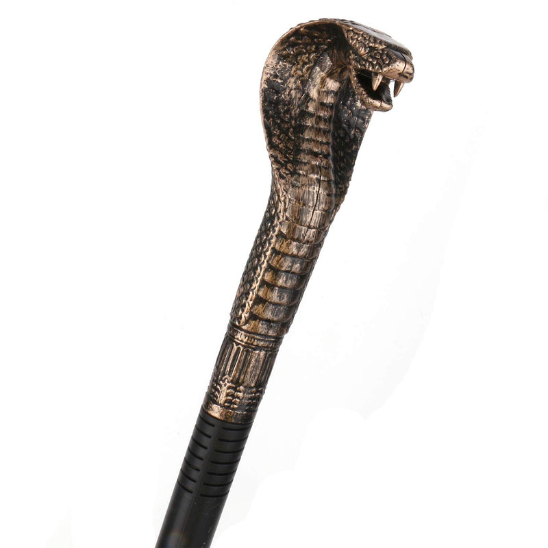 [Australia] - Vesil Skeleteen King Cobra Pimp Cane Egyptian Style Staff Scepter for Emperor 