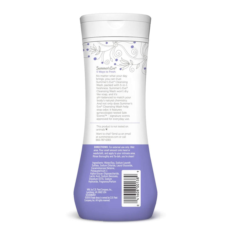 [Australia] - Summer's Eve Cleansing Wash | Delicate Blossom | 15 Ounce | Pack of 1 | pH-Balanced, Dermatologist & Gynecologist Tested 15 Fl Oz (Pack of 1) 