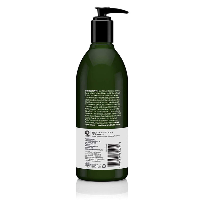 [Australia] - Avalon Organics Hand & Body Lotion, Refreshing Lemon, 12 Oz 