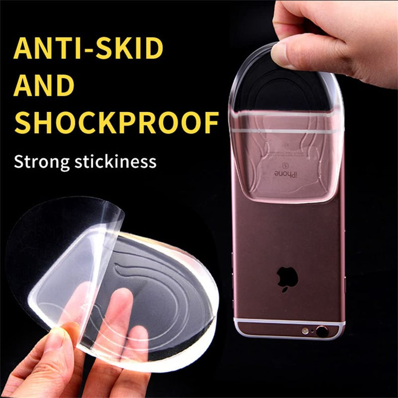 [Australia] - 1 Pair Silicone Gel Height Increase Insole Heel Lifting Inserts Half Plain Gel Heel Pads Elastic Cushion Arch Support Insert 2cm Men 