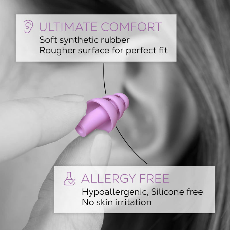 [Australia] - Concentration Ear Plugs - Shush Focus - Reduce Distraction - Improve Concentration - with High-Fidelity Ceramic Filter 