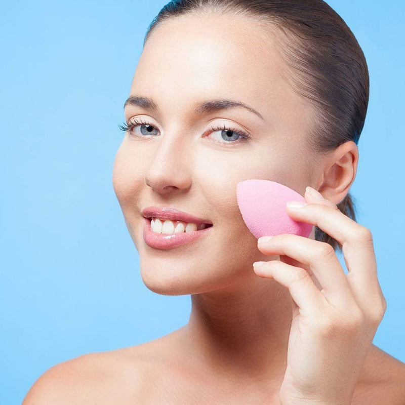 [Australia] - 6 Pcs Makeup Sponge Set,Sonku Sponge Used for Foundation Blending Blush Concealer Powder Cream with 1 Pcs Sponge Blender Container 