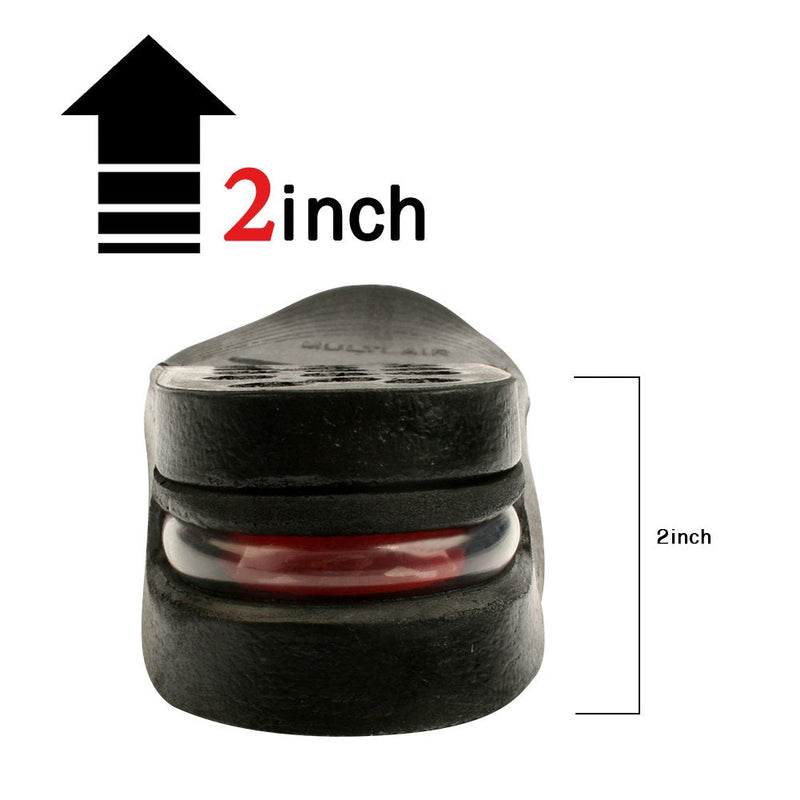 [Australia] - 2 Inches Height Increase Shoe Insoles with Air Cushion - 2 Layers (2" UP), (Men's 7-11) 2 Layers (2" UP), Men's 7-11 