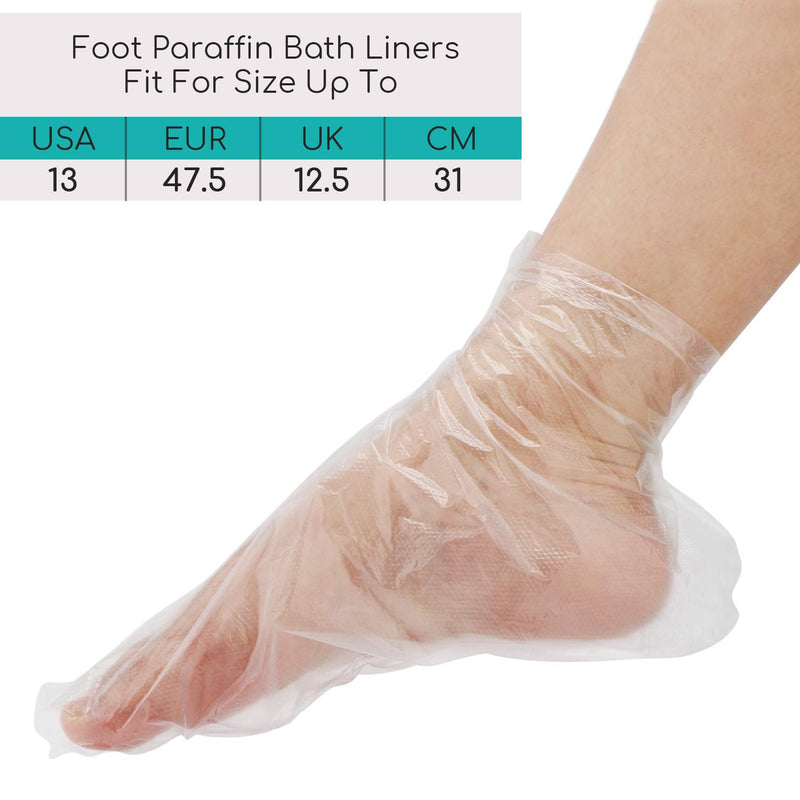 [Australia] - 200pcs Paraffin Wax Bath Liners, Segbeauty Paraffin Bags for Hand & Foot, Plastic Paraffin Baths Socks and Gloves for Thermal Therabath Hot Wax Therapy Bags Covers for Paraffin Wax Machine 200 Piece Set 