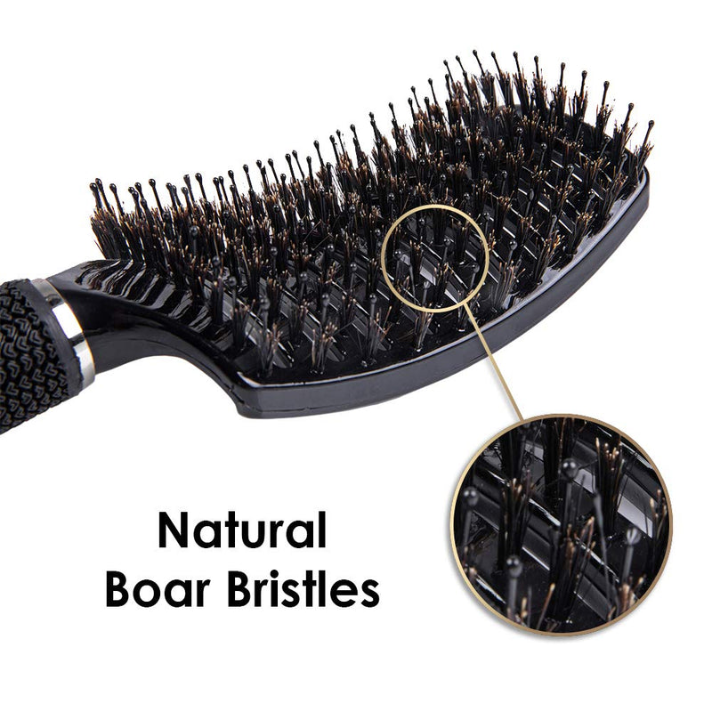 [Australia] - ThickTails Detangling Vented Brush- Boar Bristle (Duo Pack) 