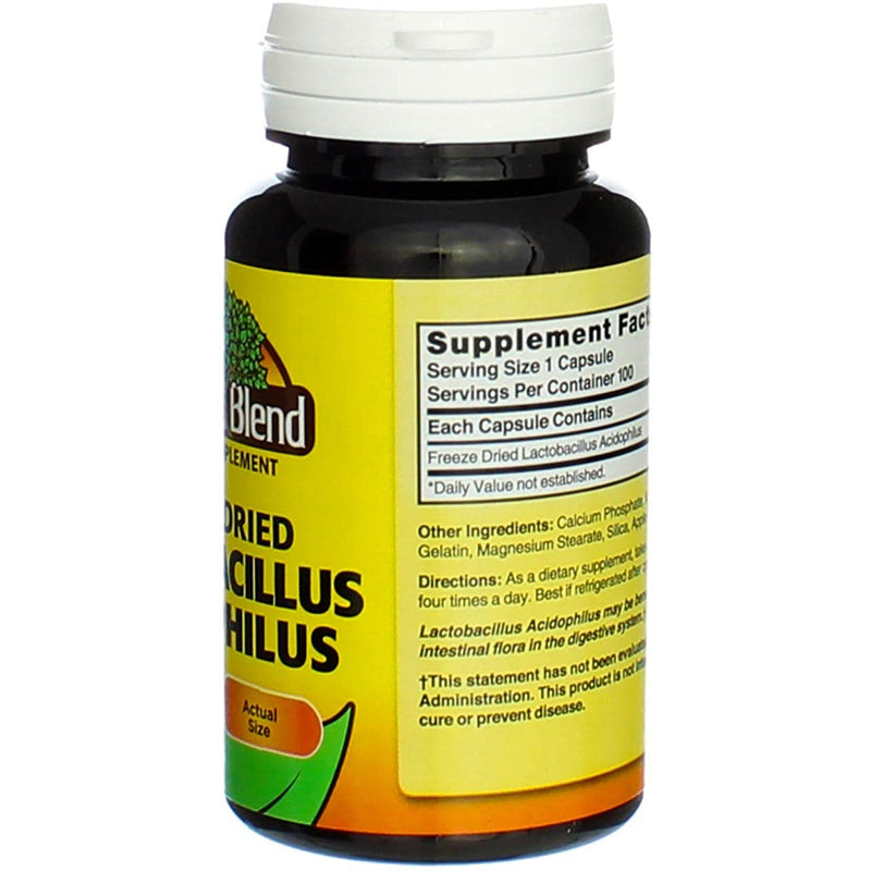 [Australia] - Freeze Dried Lactobacillus Acidophilus 100 Caps 100 Count (Pack of 1) 