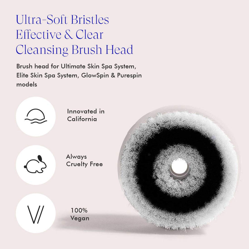 [Australia] - Vanity Planet Replacement Brush Head for Ultimate Skin Spa and Glowspin, Exfoliating Brush 