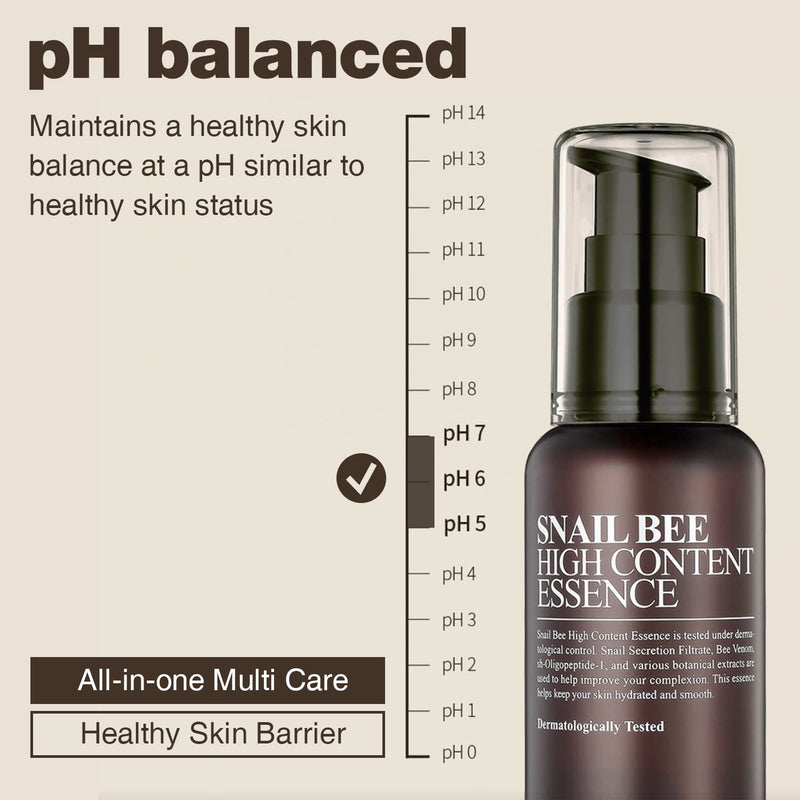 [Australia] - BENTON Snail Bee High Content Essence - Snail Secretion Filtrate & Bee Venom Contained Moisturizing Gel for Oily, Combination, Acne-Prone Skin - Dermatologically Tested, 2.02 fl. oz. 