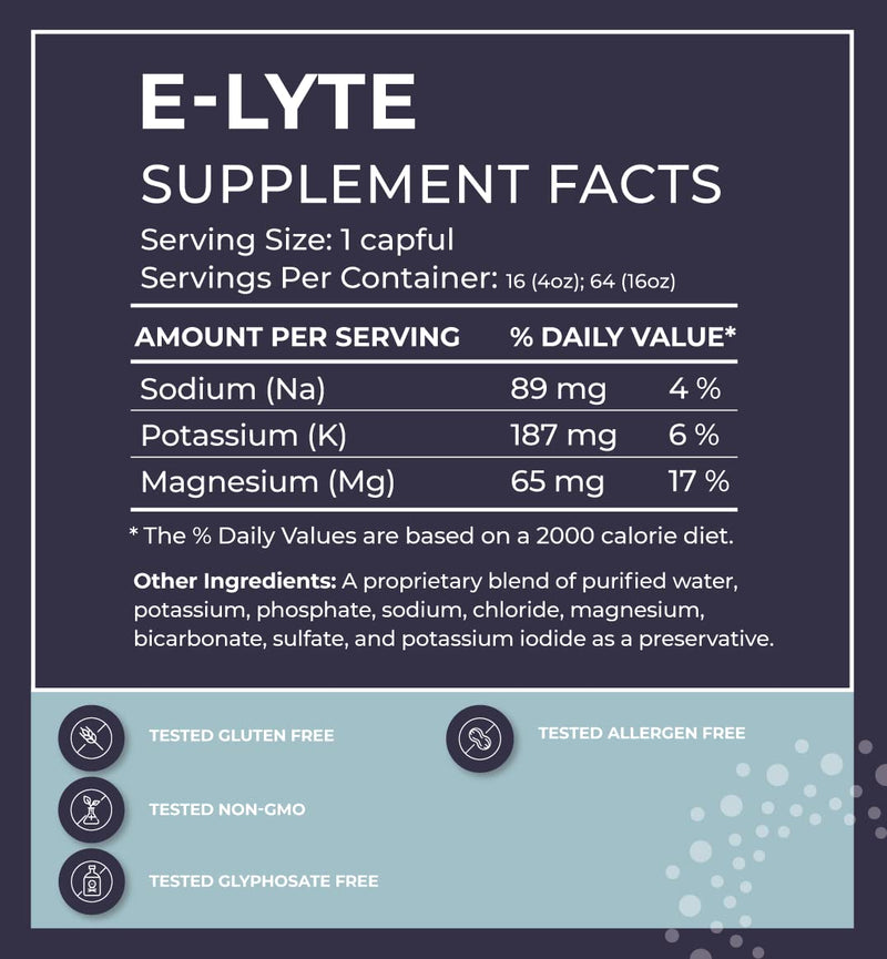 [Australia] - BodyBio Electrolytes for Hydration 16 Oz Concentrate 64 Servings No Sugar Keto Dehydration Recovery with Magnesium Potassium Sodium Relieves Cramps, 473 ml 473.2 ml (Pack of 1) 