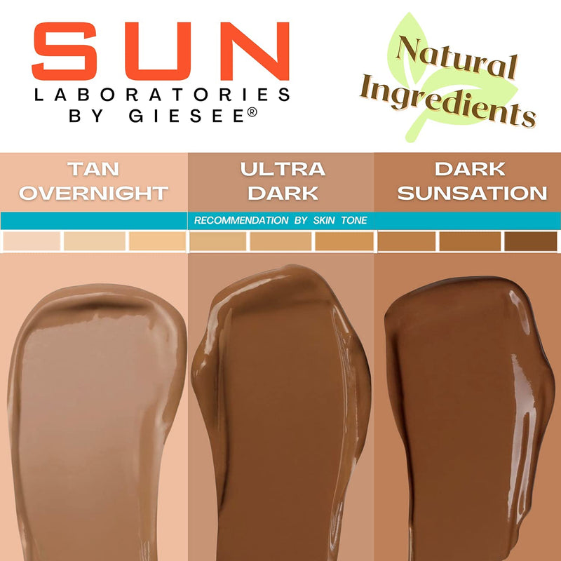 [Australia] - Travel Size Self Tan Mini 2 oz Bottle | Self Tanner | Sunless Tanning Lotion Tan Overnight Instant Tint Face and Body Lotion for Bronzing by Sun Labs 2 Fl Oz Medium 