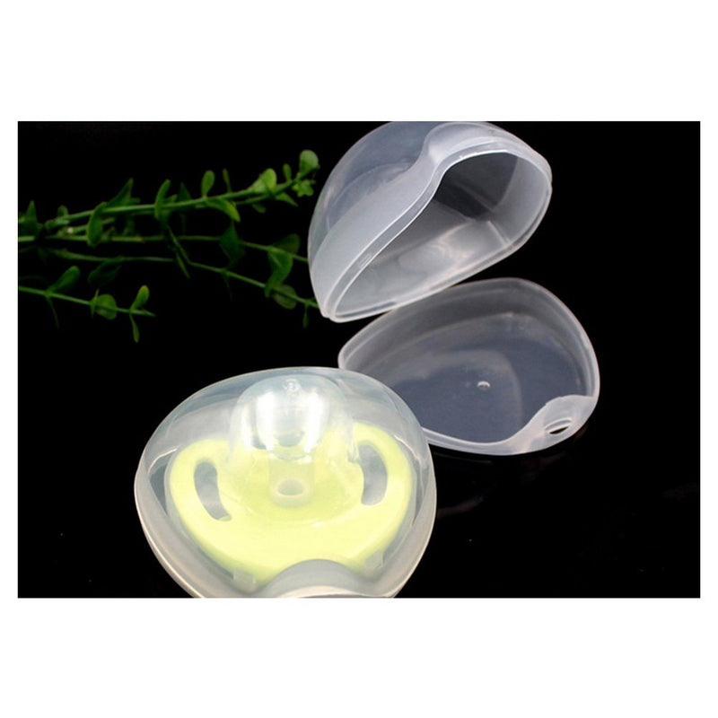 [Australia] - pengxiaomei 2 Pack Dummy Case, Transparent Pacifier Case Soother Pod Pacifier Holder Box for Kids 