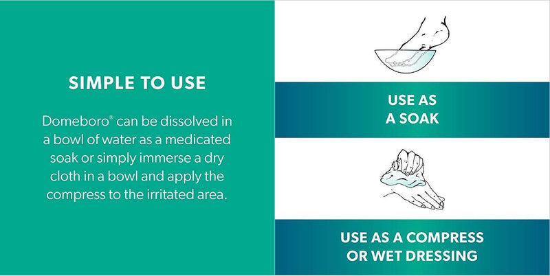 [Australia] - Domeboro Medicated Soak Rash Relief (Burow’s Solution), 12 Count (Pack of 1) - Packaging May Vary 12 Count (Pack of 1) 