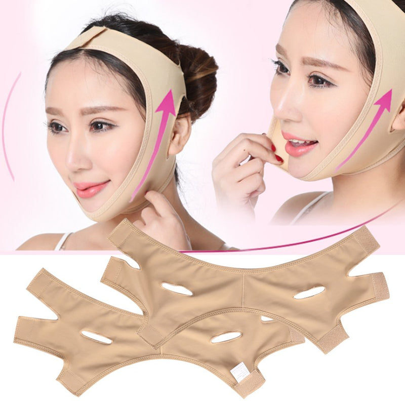 [Australia] - Face Slimming Belt, Facial Cheek V Shape Lift Up Thin Mask Strap Face Line Anti Wrinkle Beauty Tool Double Chin Reduce Bandage for Woman Man(L) 