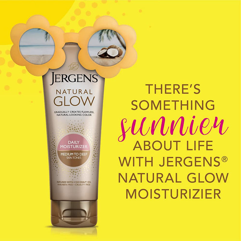 [Australia] - Jergens Nat Glow Med/Tan Size 7.5z Jergens Natural Glow Daily Moisturizer For Medium/Tan Skin 