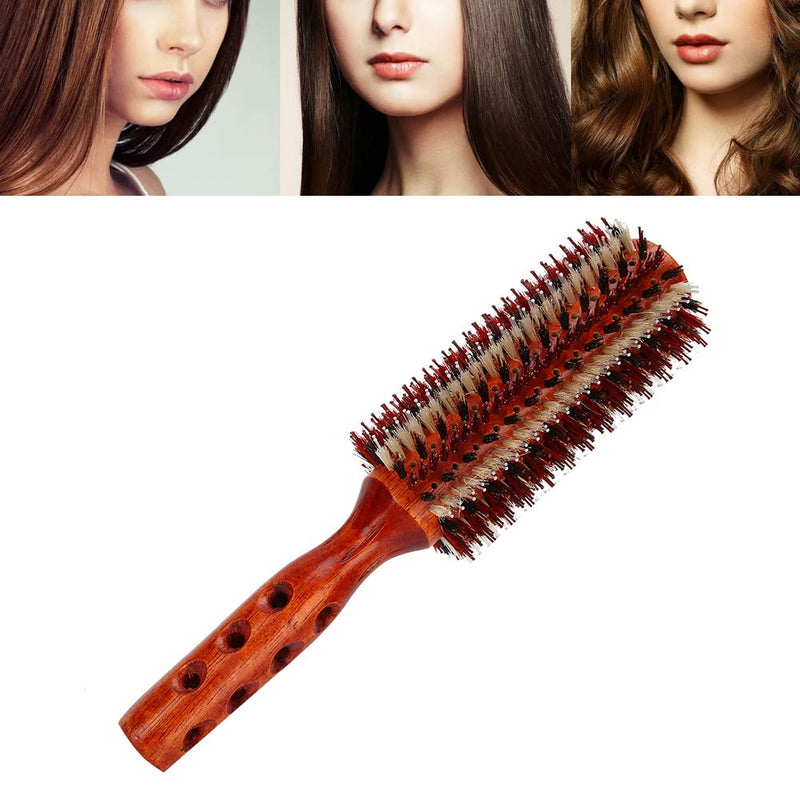 [Australia] - Round Hair Brush, Professional Hair Styling Comb Brush,Handle Comb For Women And Men, Straightening Curling Brush Large For And Curling, Wet And Dry Hair 