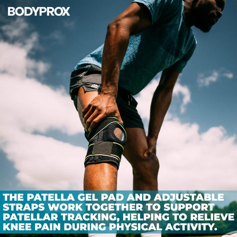 [Australia] - Knee Brace with Side Stabilizers & Patella Gel Pads for Knee Support (Extra Large) X-Large 