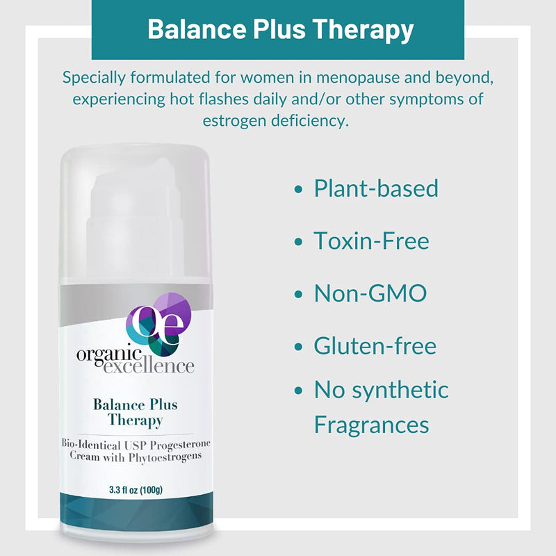 [Australia] - Balance Plus Therapy Bio-Identical Progesterone Cream with Phytoestrogens - 3 oz 