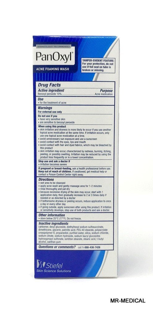 [Australia] - PanOxyl 10% Acne Foaming Wash 5.5 Ounce ( Value Pack of 2) 5.5 Ounce (Pack of 2) 