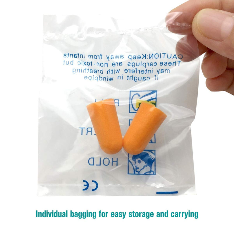 [Australia] - 30 Pairs Earplugs for Noise Cancelling Ultra Soft Foam Ear Plugs for Sleeping Snoring Noise Cancel Reusable Earplugs 30 Pair (Pack of 1) 