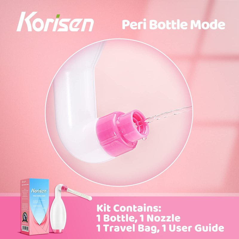 [Australia] - Korisen Multi-Functional Douche Bottle for Women,Reusable,Upside Down Peri Bottle for Postpartum Care,Travel Size Vaginal Douche,Cleansing for Mom After Birth 