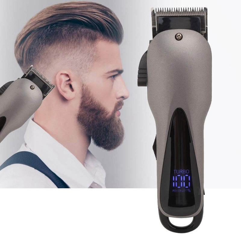 [Australia] - Qkiss LED Adjustable Hair Trimmer Electric Barber Hair Cutter Hair Clipper Haircut Machine 