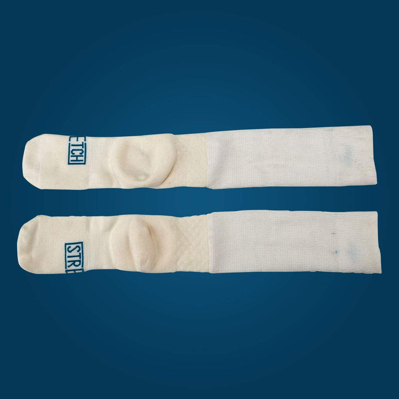 [Australia] - Nerve Spa Tall Diabetic Socks for Men - Extra Wide Performance Grade Breathable Thin Loose Fitting Socks for Diabetics, Knee High (Large 2 Pairs)… Large 