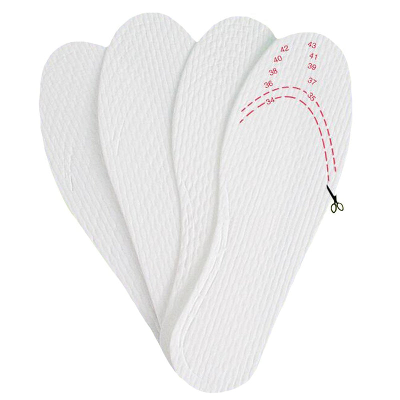 [Australia] - Wowlife 5/10/20 Pairs Disposable Breathable Thin Insoles Barefoot Insoles for US Size 6-9 (5 Pairs) 5 Pair (Pack of 10) 