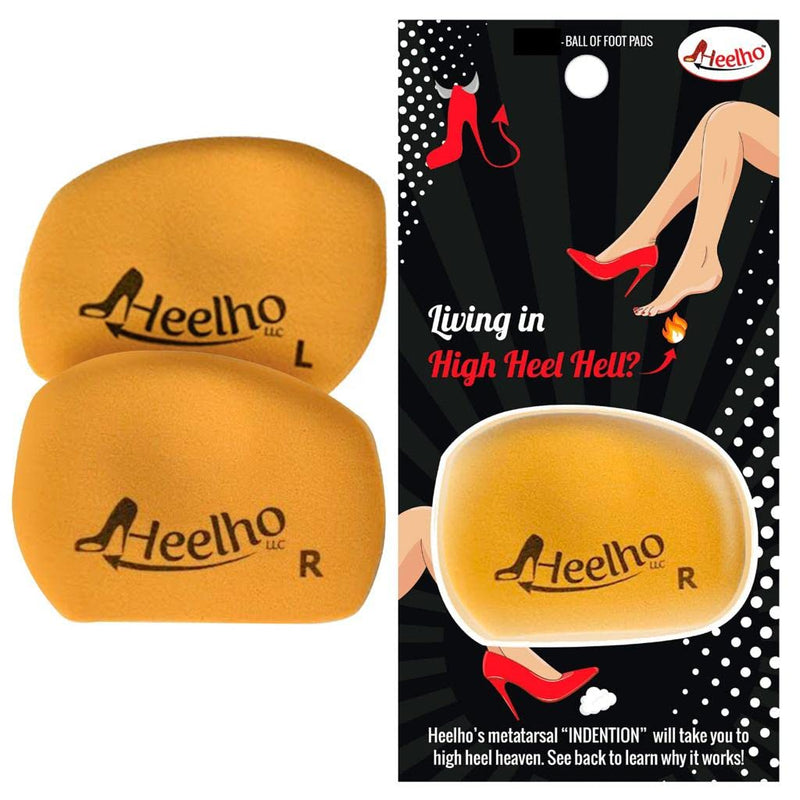 [Australia] - Heelho High Heel Inserts for Women - Metatarsal Pads for High Heels - Relieve High Heel Pain with The Adhesive Shoe Inserts for High Heels - Ball of Foot Cushions for Women Shoes (2 x High Heel Pads) Shoe Pads 