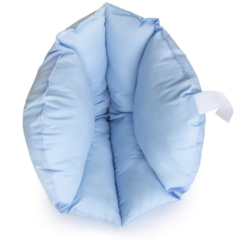 [Australia] - DMI Heel Cushion Protector Pillow to Relieve Pressure from Sores and Ulcers, Adjustable in Size, Sold as a Set of 2, Blue 