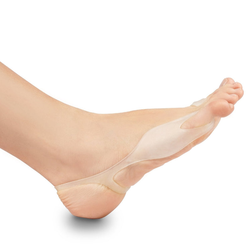 [Australia] - Soles Gel Bunion Pad and Toe Separator with Splint - Big Toe Straightener Helps Relieve Foot Pain - Hypoallergenic Silicone - One Size Fits All, White 