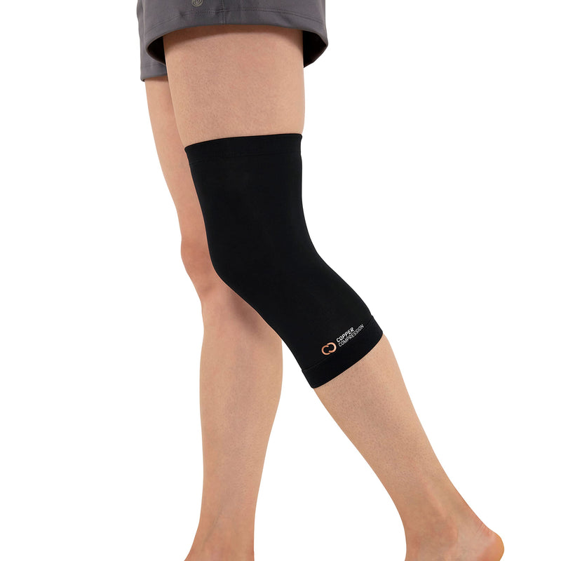 [Australia] - Copper Compression Knee Brace for Knee Pain - Copper Infused Knee Stabilizer Support Sleeve for Meniscus Tear, ACL, MCL, Arthritis, Joint Pain Relief, Running, Sports, Hiking. Fit for Men & Women. Small (Pack of 1) 