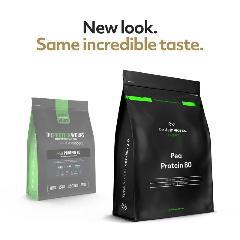 [Australia] - Protein Works - Pea Protein Isolate Protein Powder | 100% Plant-Based & Natural | Gluten Free | No Added Sugar | Chocolate Silk | 500 g 500 g (Pack of 1) 