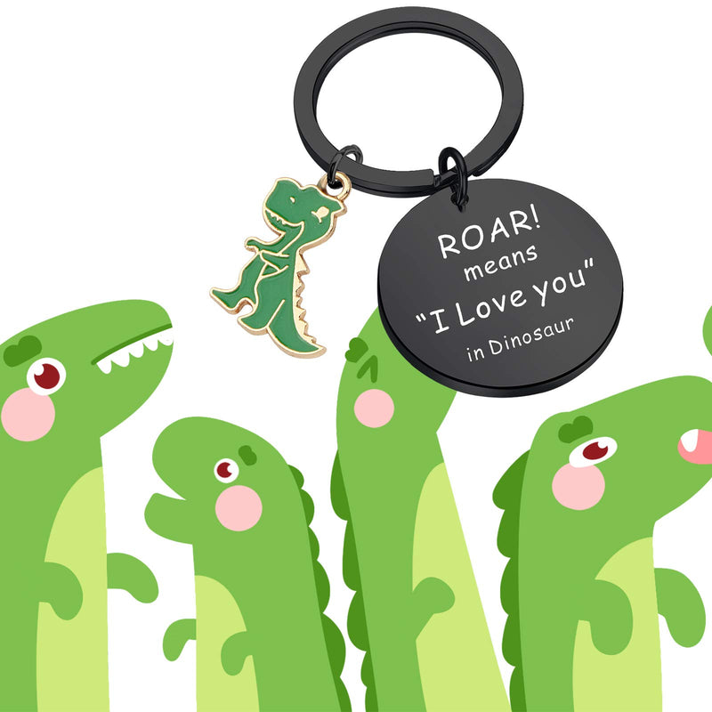 [Australia] - TGBJE Dinosaur Gift T-Rex Gift ROAR Means I Love You In Dinosaur Keychain Couple Gift Dinosaur Lover Gift BL roar 