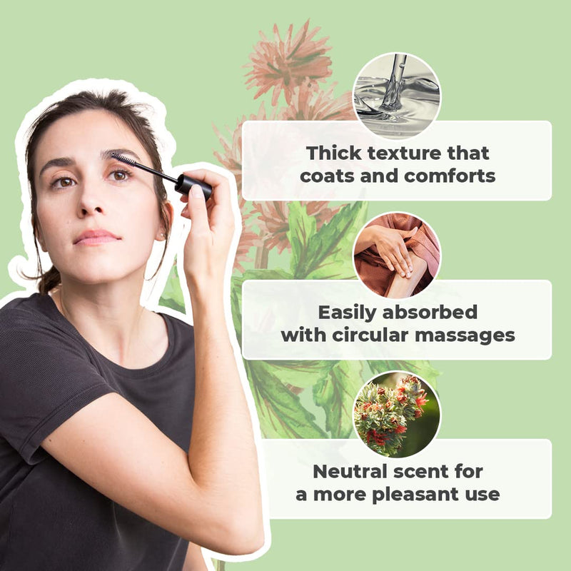 [Australia] - ORGANIC CASTOR OIL | 100% Pure, Natural & Cold Pressed | Lashes, Eyebrows, Body, Hair, Beard, Nails | Vegan & Cruelty Free| Glass Bottle + Pipette + Pump + Mascara Kit (50ml) 50ml (+Mascara) With Mascara 