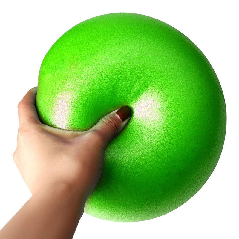 [Australia] - ZHIYE Pilates Yoga Ball Exercise Ball Core Fitness Bender, Yoga, Stability, Barre, Training Physical Therapy Anti-Slip Swiss Ball Gym Home 25CM Diameter Green 