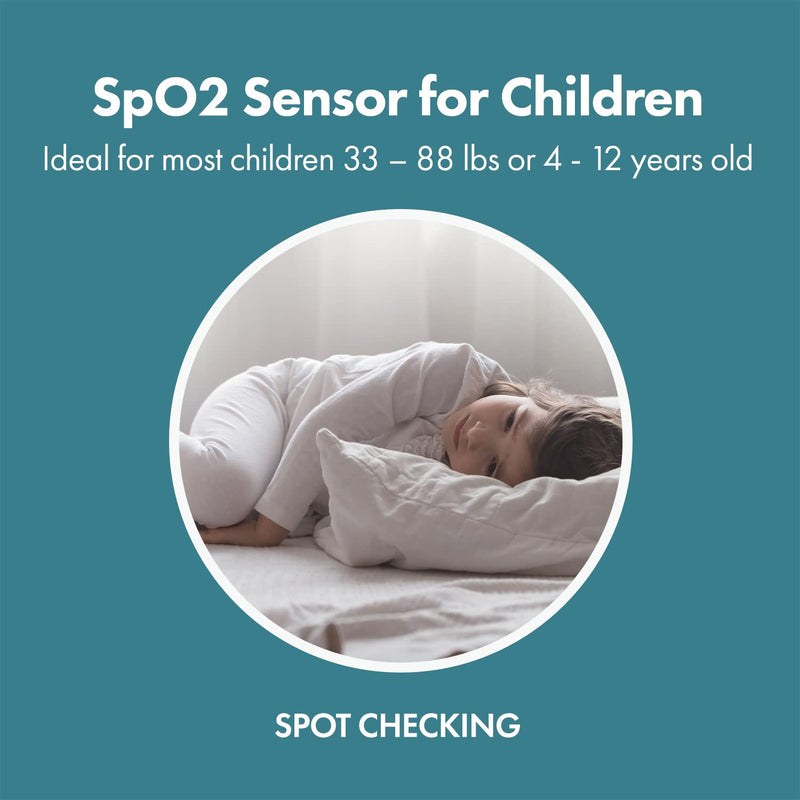 [Australia] - CMI Health Pediatric SpO2 Finger Clip Sensor for Children - Compatible with CMI Health Handheld Pulse Oximeters 