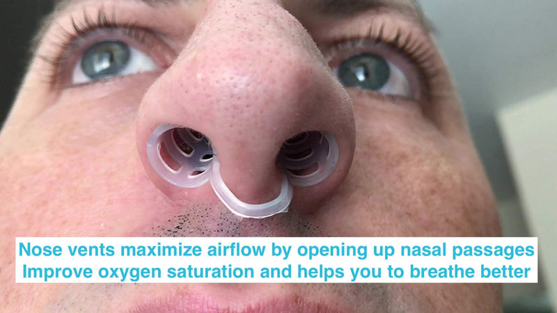 [Australia] - Anti Snoring Nose Vents by Snore Bastion -12 Nasal Cones - Nasal Dilator to Stop Snoring - Sinus Relief Cones - Medical Grade Silicone Snore Stopper - Easy to Use Snoring Solution 