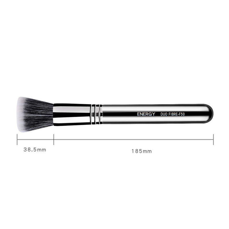 [Australia] - ENERGY Duo Fiber Stippling Makeup Brush F50 For Premium Stipple Brush Best Liquid Foundation Brush Cream BB Powder Blending Face Brush F50 stippling brush 