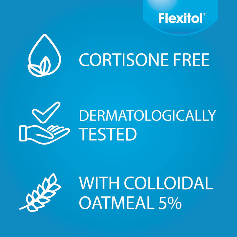 [Australia] - Flexitol Eczema & Dermatitis Cream – Steroid & Fragrance Free for Sensitive, Irritated Skin with 5% Colloidal Oatmeal 