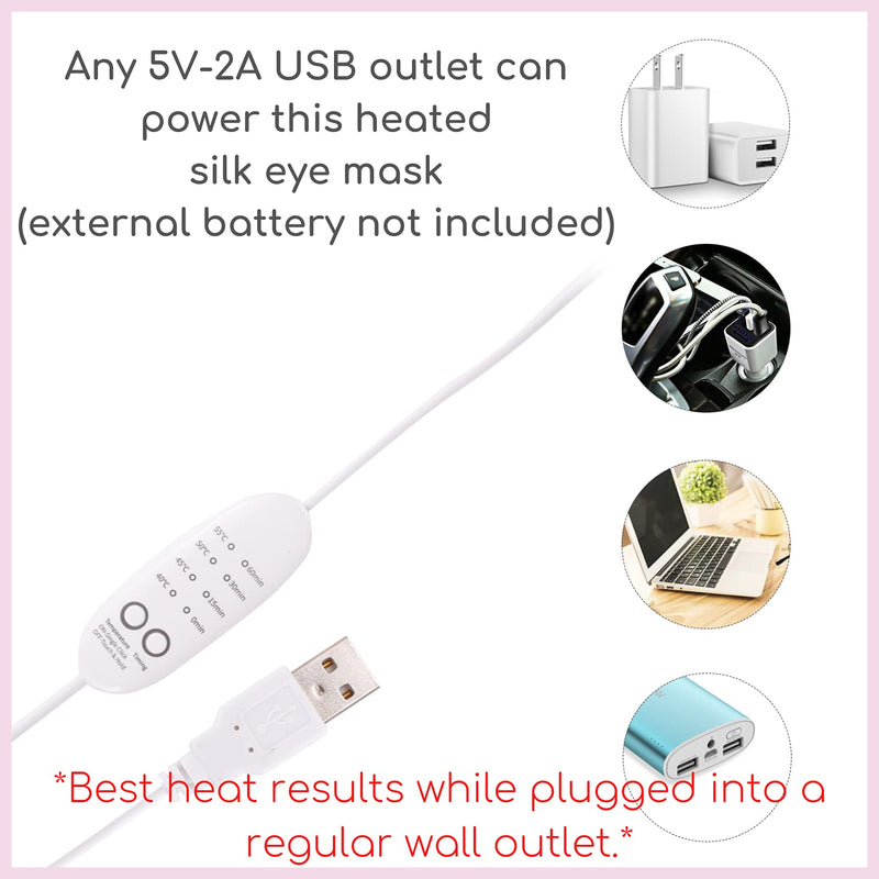 [Australia] - Heated Eye Mask for Dry Eyes - Stye Treatment Dry Eye Mask Warm Compress for Eyes, Relieves Blepharitis, Pink Eye, Eye Compress for Dry Eyes - Dry Eye Therapy Mask - Drop of DiviniTi Black 